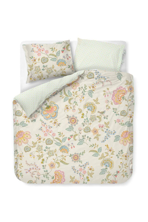 Pip Studio dekbedovertrek Buenas Tardes - 240x200/220 cm - gebroken wit - vtwonen shop