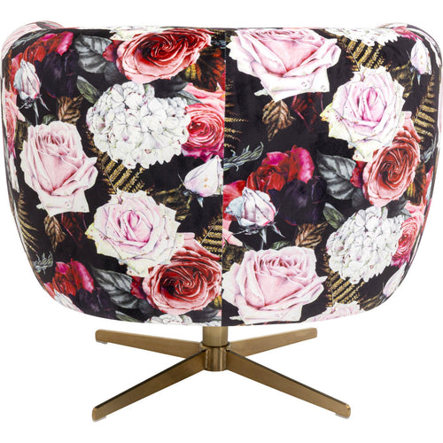 Kare Design Draaifauteuil rozen