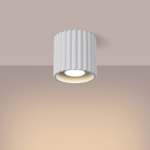 Sollux Lighting Plafondlamp AURA 1 wit GU10 - 10x10x10cm
