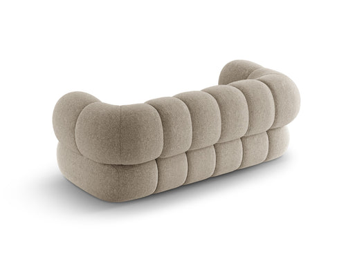 Cosmopolitan Design Bank Koge 2-zits, chenille donkerbeige - 95x180x70cm