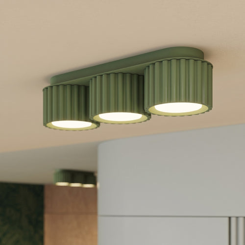Sollux Lighting Plafondlamp AURA 3 salie Gx53 - 32,5x10x8cm