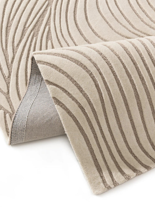 benuta wollen vloerkleed Tess - crème/taupe - 120x170 cm