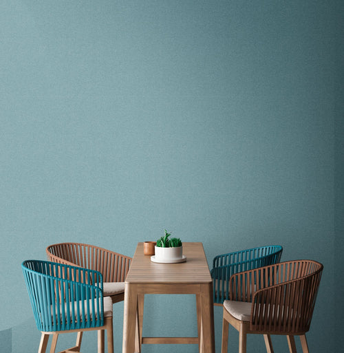 Livingwalls behang effen petrolblauw - 53 cm x 10.05 m - AS-392169 - vtwonen shop