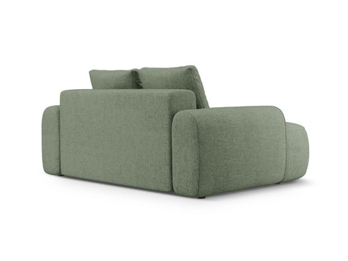 Cosmopolitan Design Bank Linz 2-zits, structurele stof donker olijfgroen - 100x175x84cm