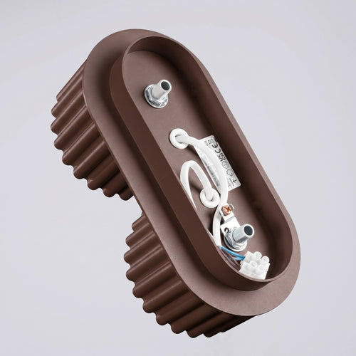 Sollux Lighting Plafondlamp AURA 2 bruin Gx53 - 21x10x8cm