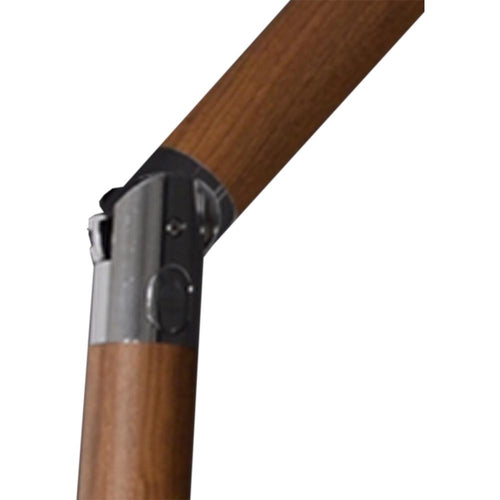 Lesli Living push-up parasol Libra - grijs - Ø300cm