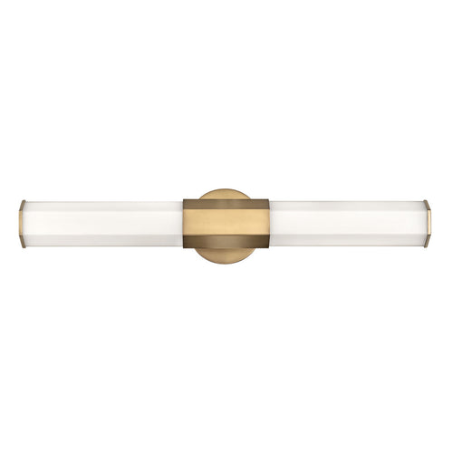 Elstead Hinkley Facet Geïntegreerde LED Badkamer Wandlamp Heritage Messing, 3000K, IP44