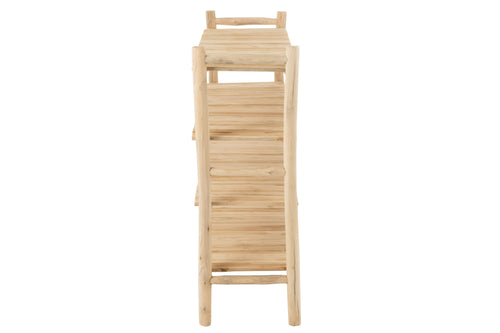 J-Line rek Ranch - hout - naturel