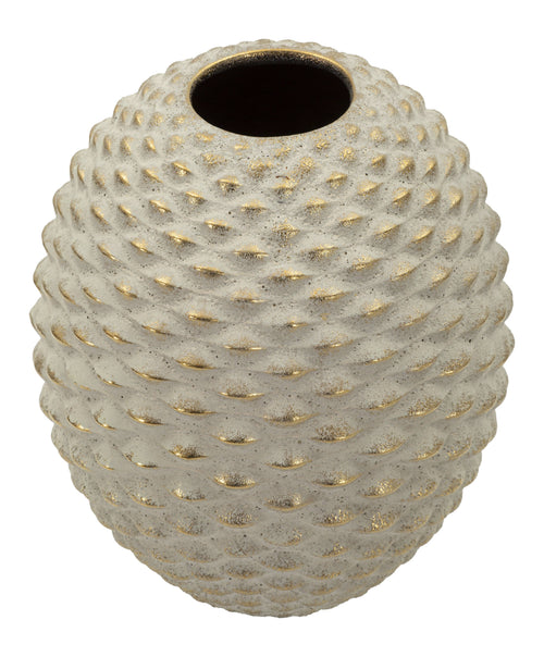 Mauro Ferretti vaas - Ø 23,5x28,5 cm - beige