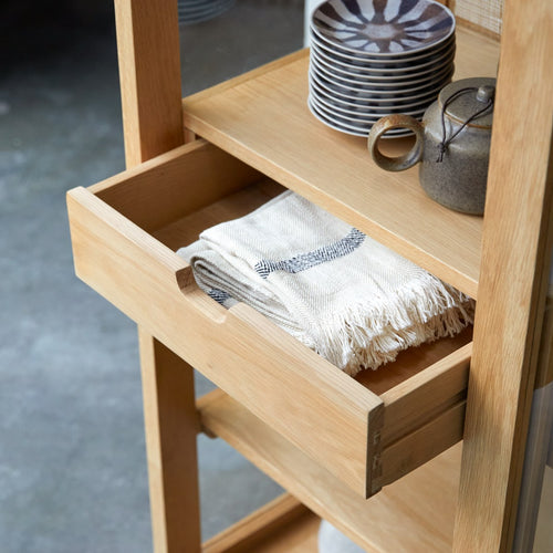 Tikamoon Massief eiken opbergkast - Naturel - vtwonen shop