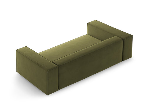 Cosmopolitan Design Bank Arendal 2-zits, flueel lichtgroen - 102x180x70cm