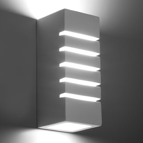 Sollux Lighting Wandlamp keramiek SAMIR - 10,5x10,5x26cm