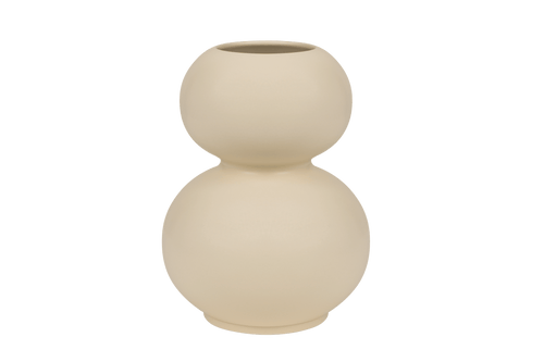 noo.ma TUGA Ceramic Vase - Piazza Beige - vtwonen shop
