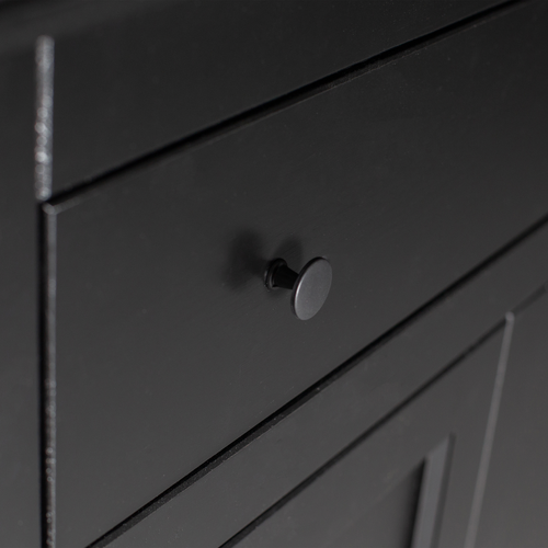 WOOOD meidenkast Eva - Grenen Geborsteld - Zwart - 150x93x40 - vtwonen shop