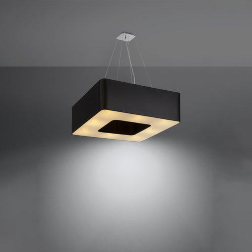 Sollux Lighting Kroonluchter URANO 60 zwart - 60x60x112cm