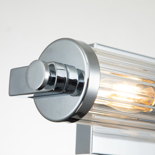 Elstead Kichler Azores Badkamer Wandlamp Gepolijst Chroom, IP44