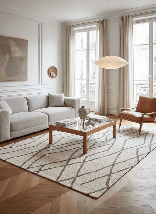 AFK Living vloerkleed Stria - Zacht comfort voor elke dag en OEKO-TEX® Standard 100 gecertificeerd. - beige - 200x290 cm