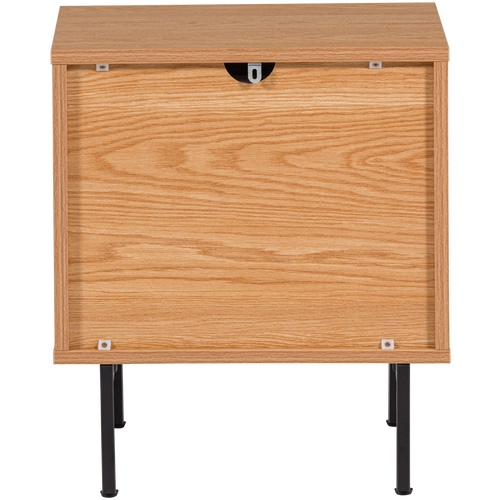 WOOOD nachtkastje 2 lades Tours - Melamine/MDF - Naturel - 51x45x42 - vtwonen shop