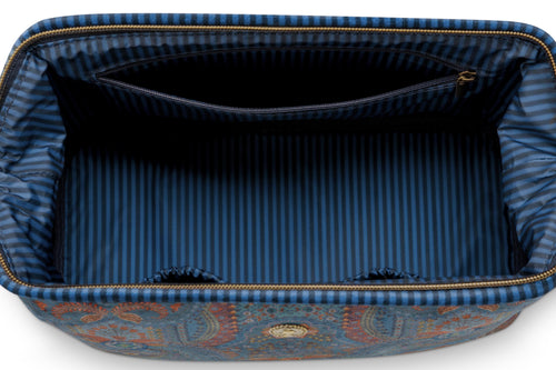 Pip Studio - Cooper Make-up Tasje Dames - Jabali - Blauw - 30x13.8x20.7cm - vtwonen shop