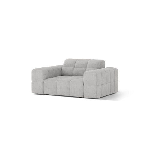 Cosmopolitan Design - Fauteuil Chicago chenille geld - 102x132x78cm