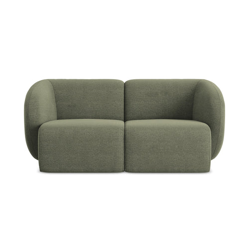 LaMiaSofa Tweezits modulaire bank Cervo - bouclé - olijf - 174x94x75