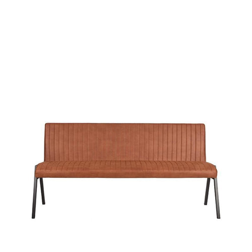 LABEL51 Eetkamerbank Matz - Cognac - 175x62x86cm - vtwonen shop