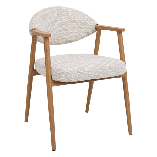 DÉJA Living Eetkamerstoel Karup - Beige/Naturel - Set van 2 - vtwonen shop