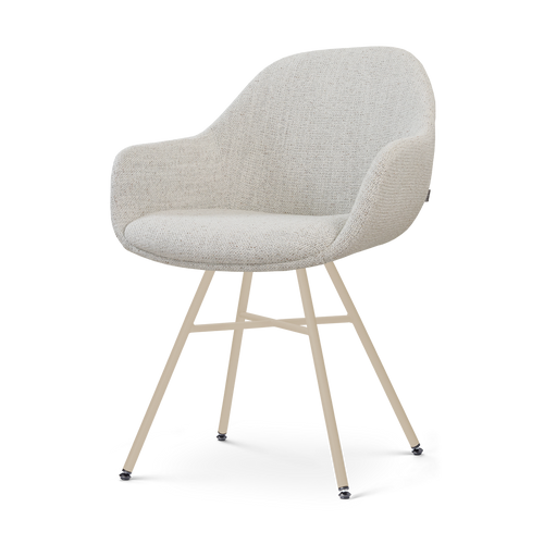 Nolon Noa-Mae eetkamerstoel beige gemêleerd - beige onderstel
