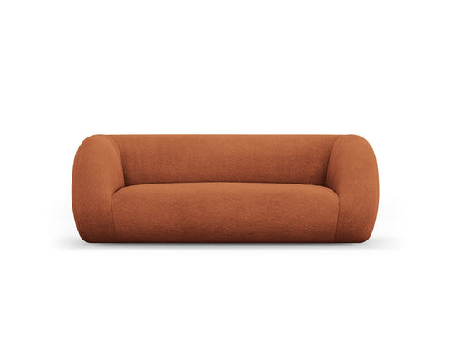 Cosmopolitan Design Bank Essen 2-zits, boucle, bruin - 95x210x86cm