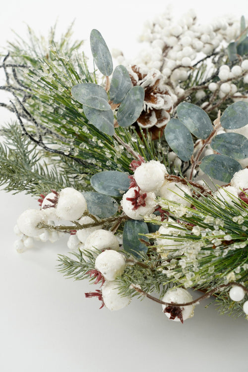 House of Seasons Hardy Kerstkrans - Ø40 cm - Groen