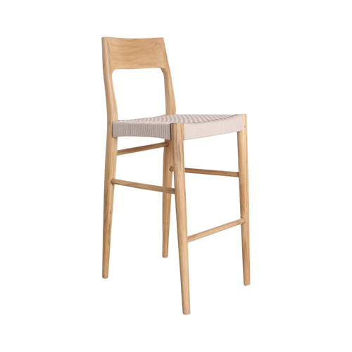 Freya teakhouten barstoel - Tuinstoel