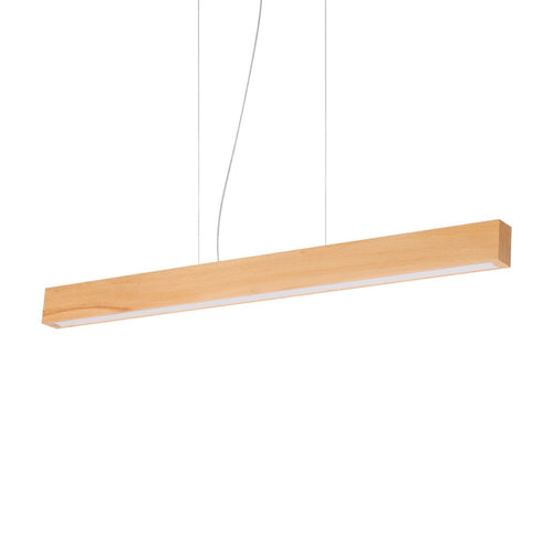 Ideal Lux CRAFT Geïntegreerde LED hanglamp hout, 3000K, niet dimbaar