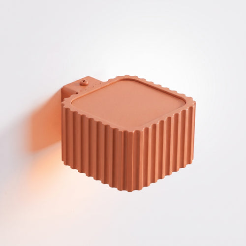Sollux Lighting Wandlamp RIFF rode oker Gx53 - 10x12x6cm