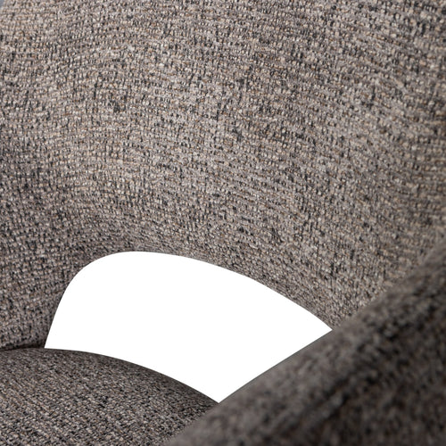 WOOOD eetkamerstoelen Murat Houten Bruine Poot - Taupe - Set van 6 - vtwonen shop