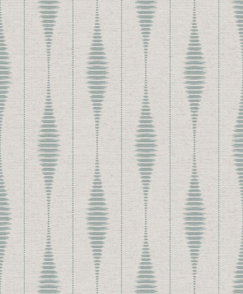 Sanders & Sanders behang etnisch motief gebroken wit en lichtblauw - 53 cm x 10 m - 641096