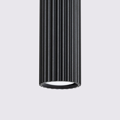 Sollux Lighting Hanglamp KARBON 3L zwart - 45x6,5x98cm