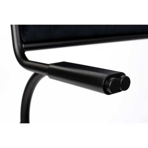 Zuiver Alba Eetkamerstoelen armleuning Zwart/Zwart - Set van 2