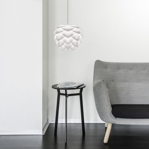 Umage Silvia Mini hanglamp white - met koordset zwart - Ø 32 cm - vtwonen shop