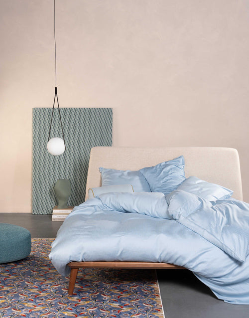Essenza Coletta dekbedovertrek - Lits-Jumeaux XL – 260x200/220 cm - Ijsblauw