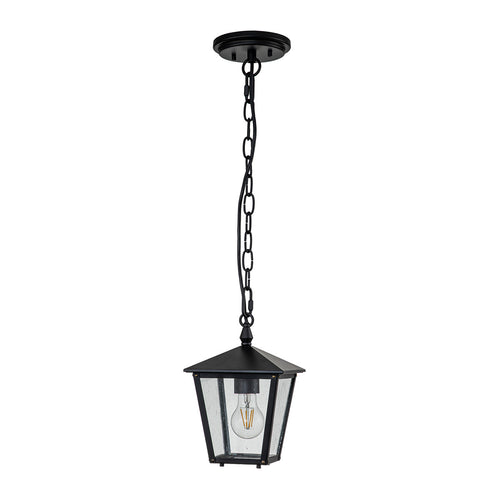 Elstead Hinkley Huntersfield Hanglamp voor buiten, zwart, IP44