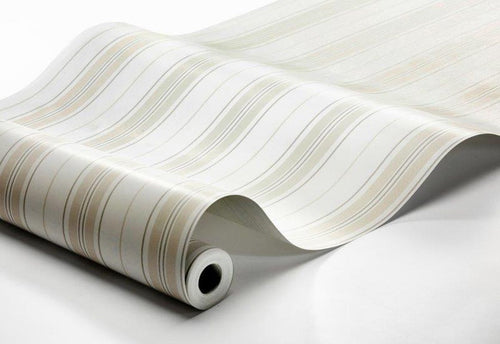 Borastapeter behang strepen beige - 53 cm x 10.05 m - 660518 - vtwonen shop
