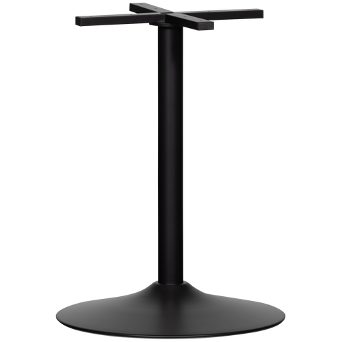 WOOOD ronde Buisvoet bistro - Metaal - Zwart - 72x54x54 - vtwonen shop