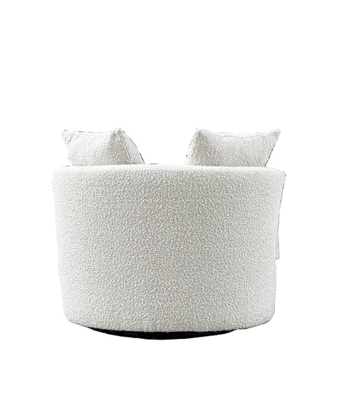 Giga Meubel Fauteuil Thony - Metaal/Bouclé - Beige - vtwonen shop