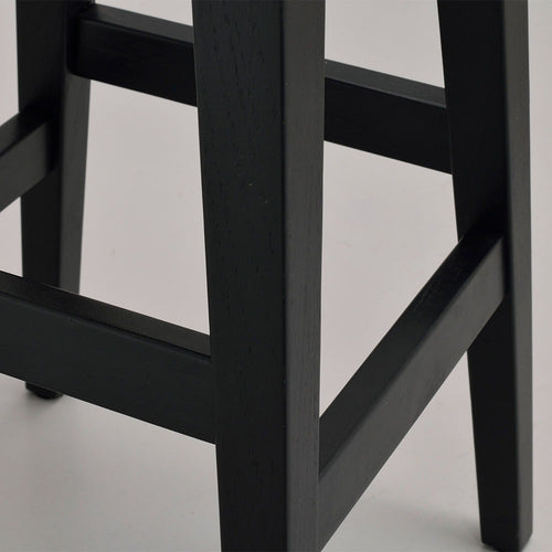 Rowico Home Austin houten barkruk zwart - 65 cm - Set van 2 - vtwonen shop