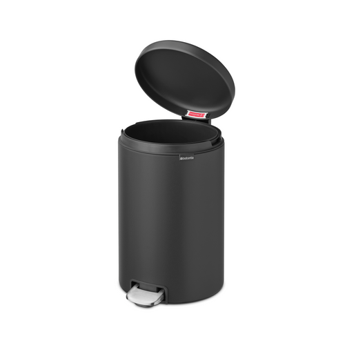 Brabantia NewIcon Pedaalemmer, 20 liter, kunststof binnenemmer - Mineral Infinite Grey