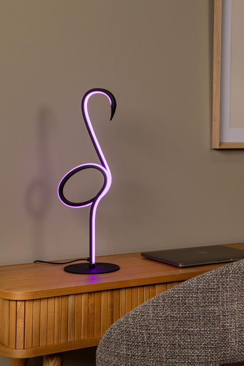 Lucide tafellamp FLAMINGO - Geïntegreerde LED - Multicolor