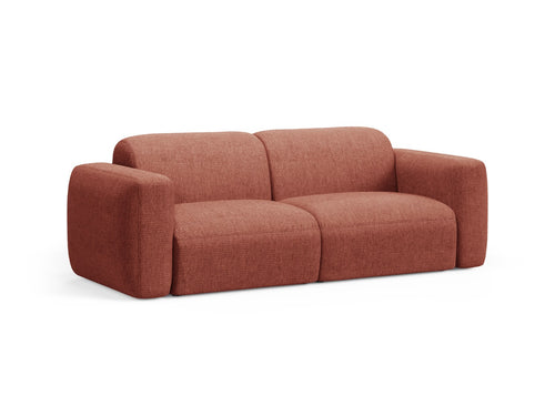 Cosmopolitan Design Modulaire bank Strino 3-zits, structurele stof koraal - 98x220x78cm