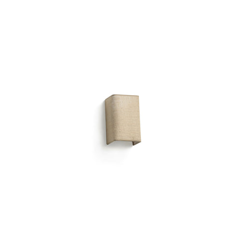Faro Otton Rechthoekige Jute Up Down Wandlamp Verticaal