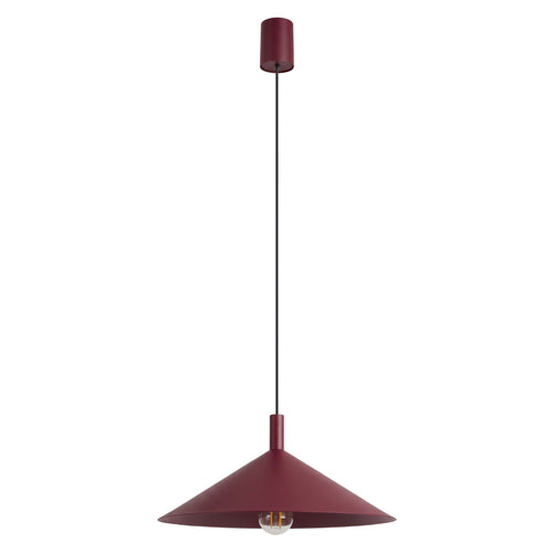 Sollux Lighting Hanglamp NOX 40 bordeaux - 40x40x135cm