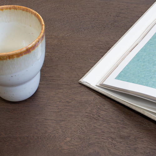 Giga Meubel Eettafel Stijn - Deens Ovaal - Mangohout - Donkerbruin - 220cm - vtwonen shop